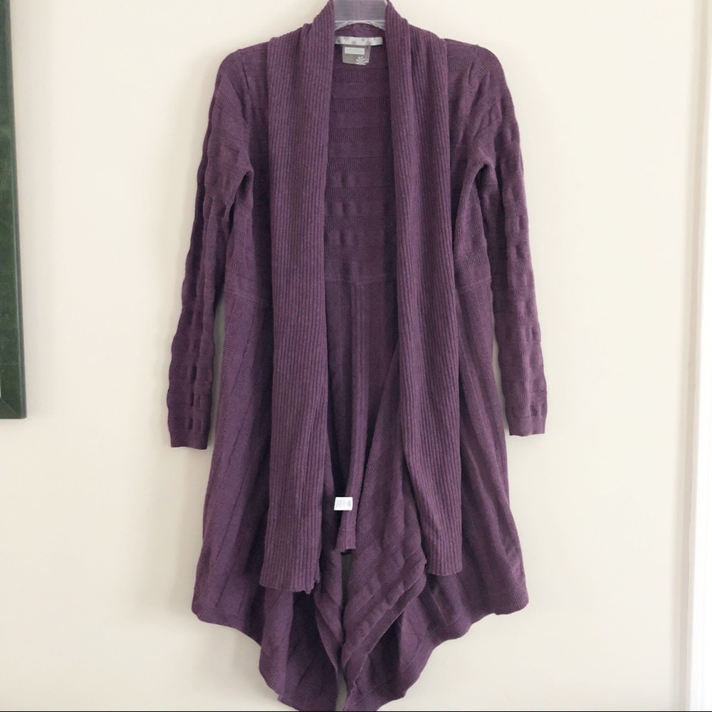 Athleta | Purple Drape Hem Cardigan | M